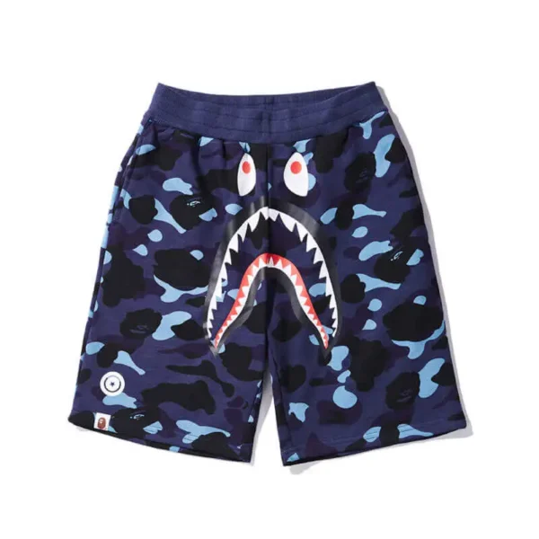 Blue-Bape-Shark-Shorts